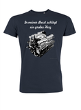 AIR COOLED STYLE Großes Herz  T-Shirt - 917-Motor